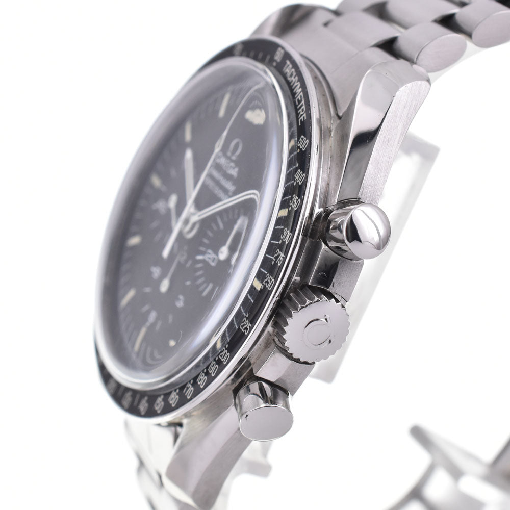 with paper OMEGA Speedmaster Professional ST 145.002﻿2 (Long r) black Dial Hand Winding Men's
 Watch E#144796