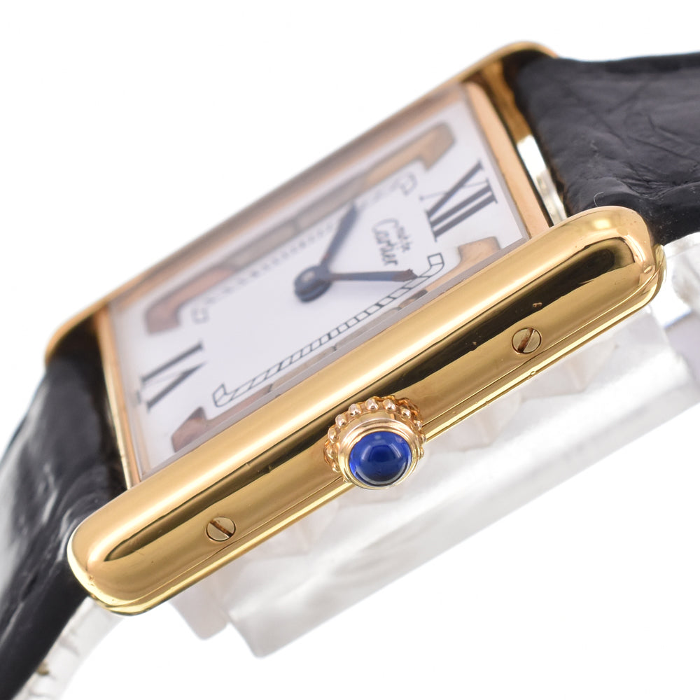 CARTIER Must tank LM W1006254 Trinity dial White/Trinity Dial Quartz Unisex
 Watch E#144797