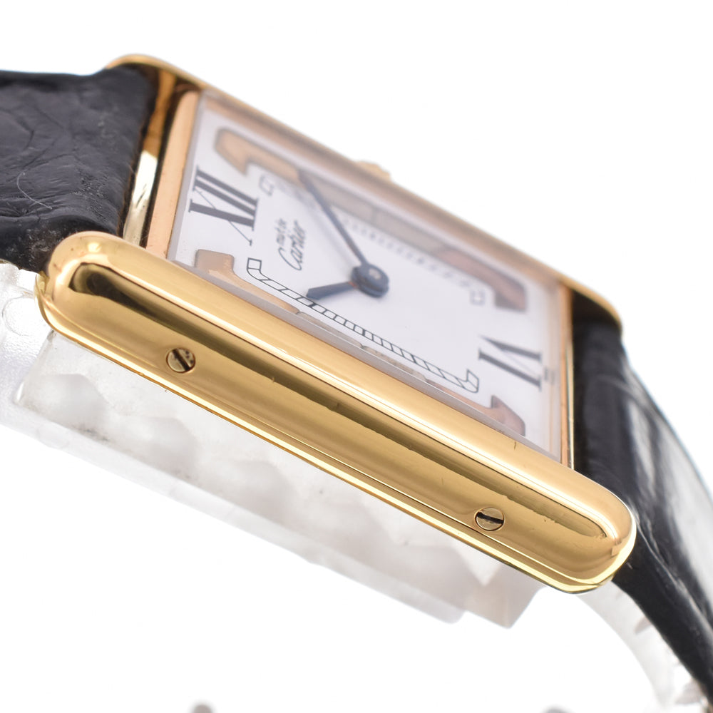 CARTIER Must tank LM W1006254 Trinity dial White/Trinity Dial Quartz Unisex
 Watch E#144797