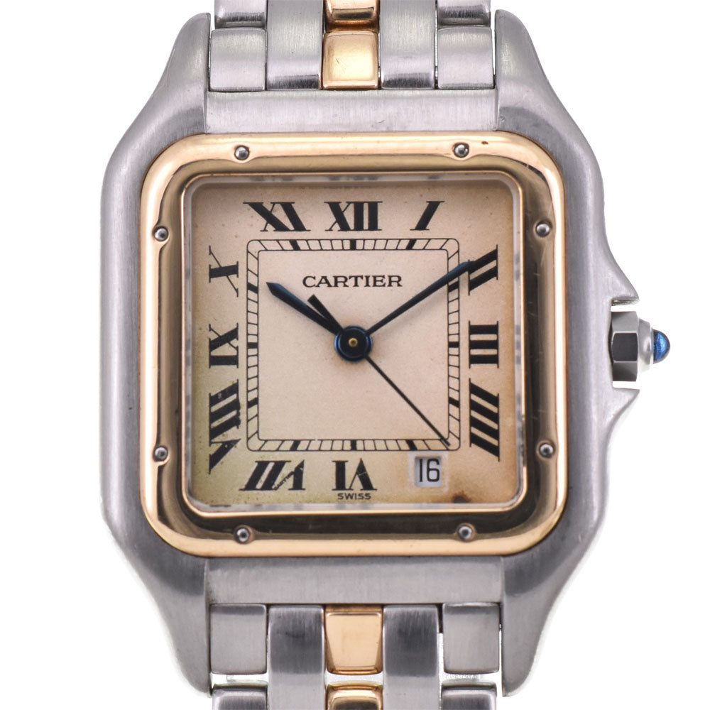 CARTIER PANTHERE MM 1 row W25028B5 Stainless Steel/K18YG Ivory Dial Quartz Unisex
 Watch H#144799