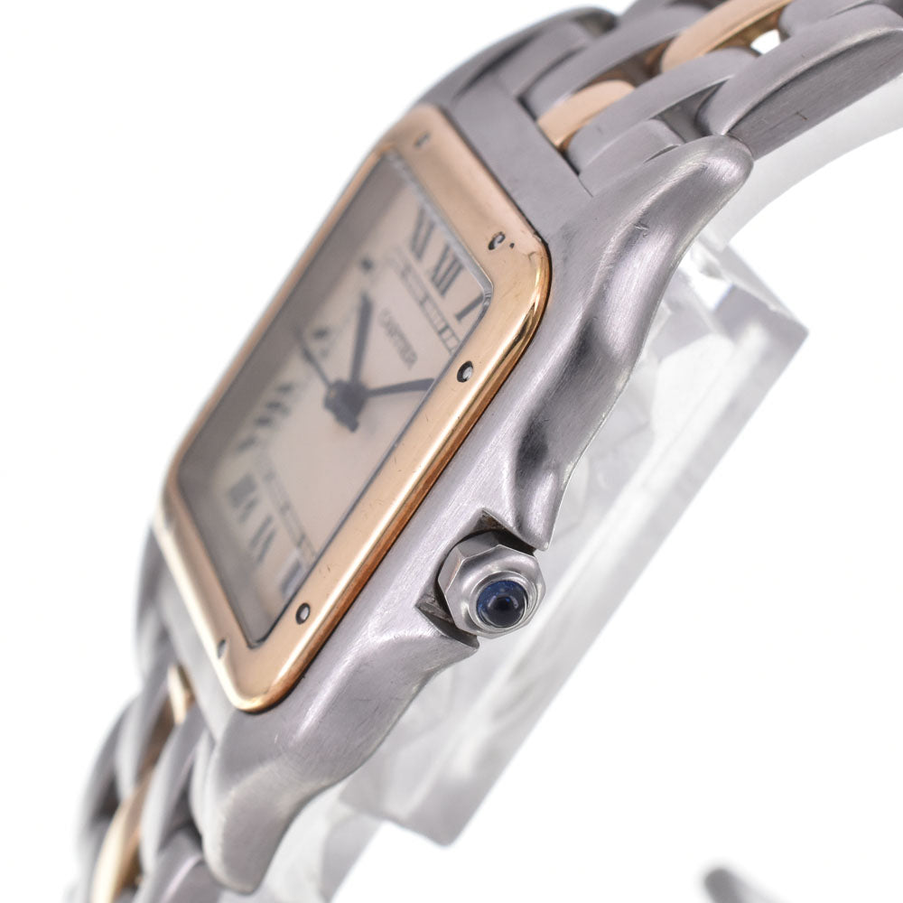 CARTIER PANTHERE MM 1 row W25028B5 Stainless Steel/K18YG Ivory Dial Quartz Unisex
 Watch H#144799