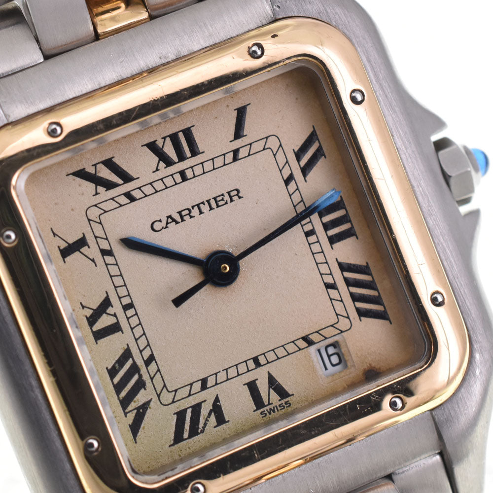 CARTIER PANTHERE MM 1 row W25028B5 Stainless Steel/K18YG Ivory Dial Quartz Unisex
 Watch H#144799