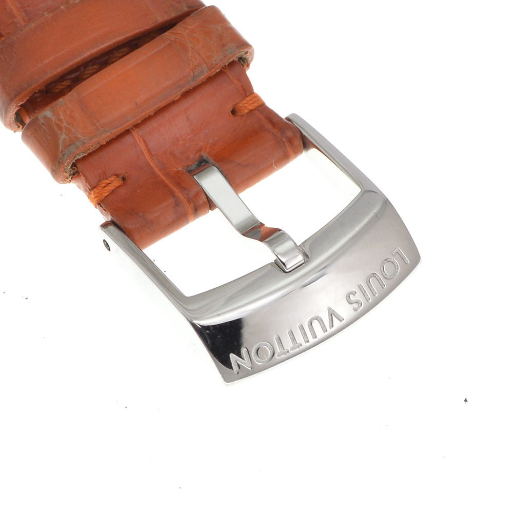 with paper LOUIS VUITTON tambour speedy Q2211 Date blue Dial Quartz Ladies
 Watch □#144800