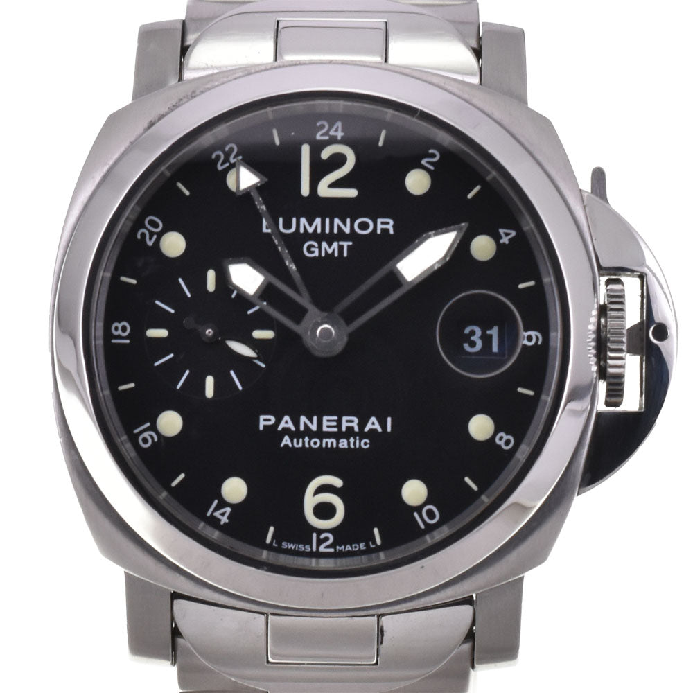 with paper PANERAI Luminor GMT PAM00160 Date Small second black Dial Automatic Men's
 Watch H#144803