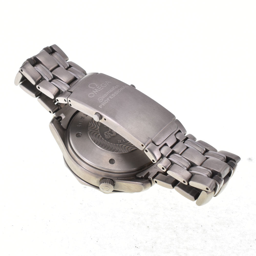 OMEGA Seamaster300m 2298.80 Titanium Chronograph Date blue Dial Automatic Men's
 Watch H#144804