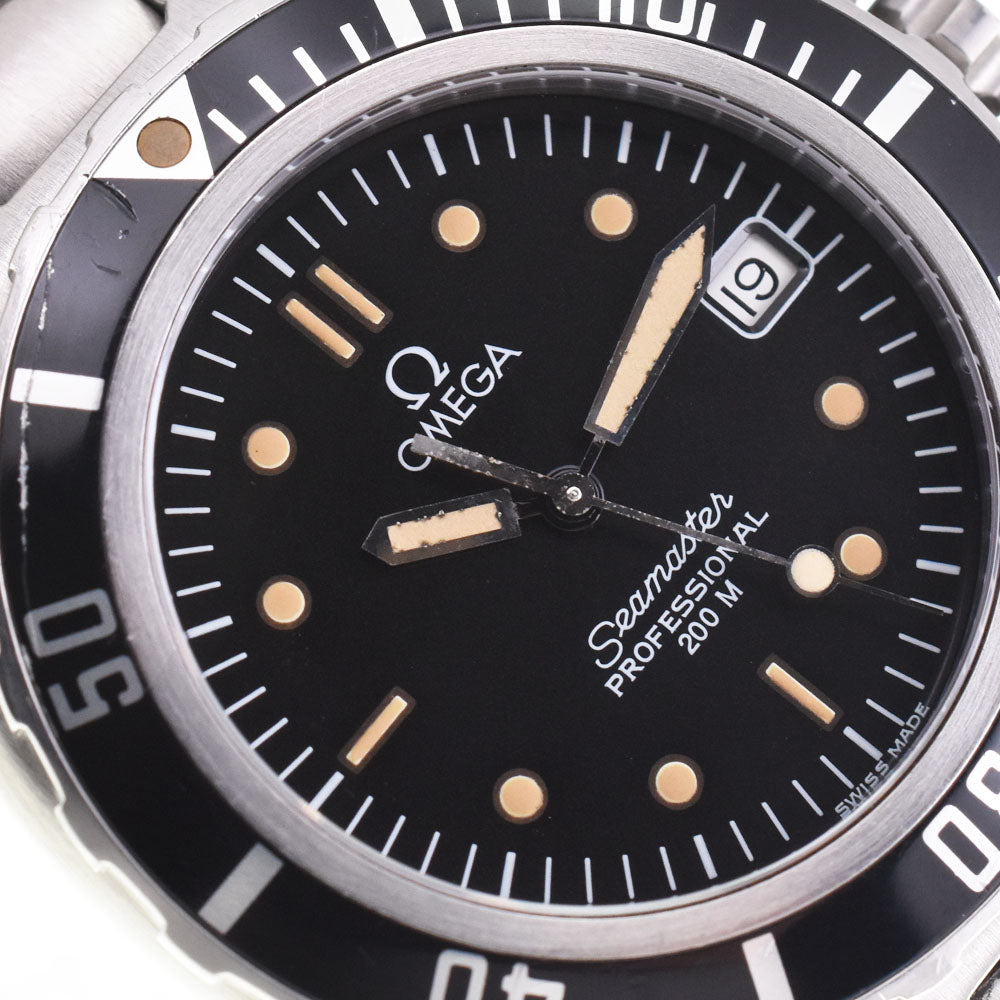 OMEGA Seamaster Professional 200m 396.1062 Date black Dial Quartz Men's
 Watch I#144815