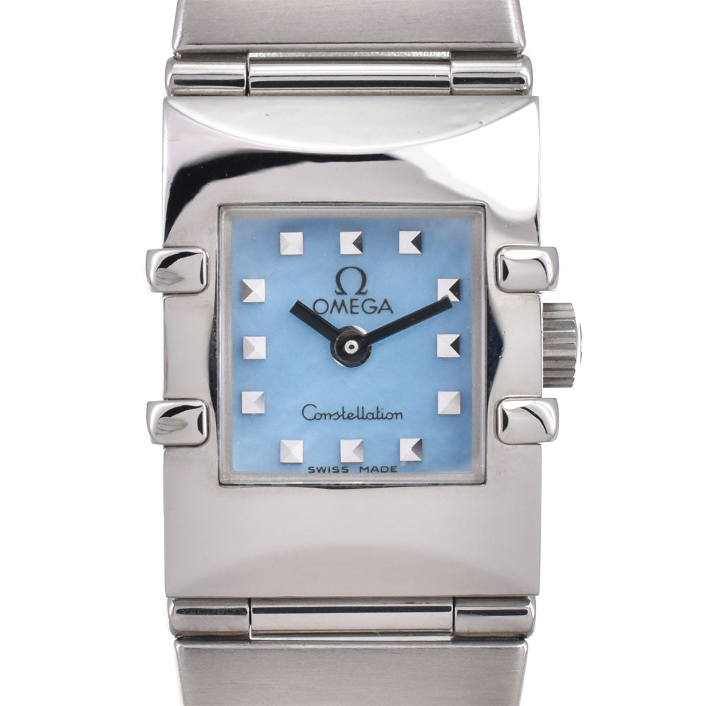 OMEGA Constellation Carre Quadra 1531.74 Blue shell Dial Quartz Ladies
 Watch H#144818