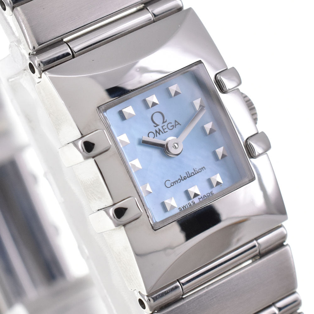 OMEGA Constellation Carre Quadra 1531.74 Blue shell Dial Quartz Ladies
 Watch H#144818