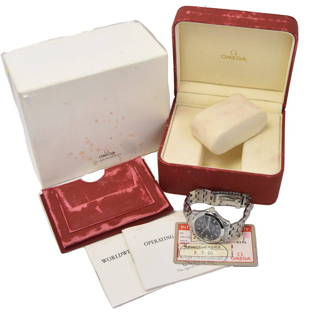 with paper OMEGA Seamaster 120M 2511.81 Date blue Dial Quartz Men's
 Watch G#144819