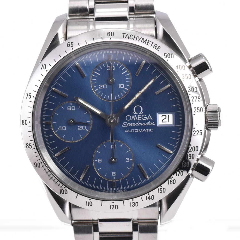 with paper OMEGA Speedmaster 3511.80 blue Dial Automatic Men's
 Watch L#144820