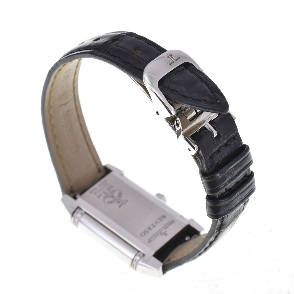 JAEGER-LECOULTRE Reverso Duet 266.8.44/Q2668412 Diamond Bezel Silver Dial Hand Winding Ladies
 Watch E#144824