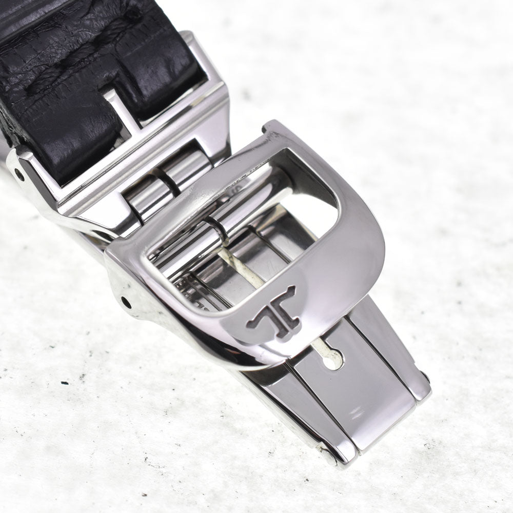 JAEGER-LECOULTRE Reverso Duet 266.8.44/Q2668412 Diamond Bezel Silver Dial Hand Winding Ladies
 Watch E#144824