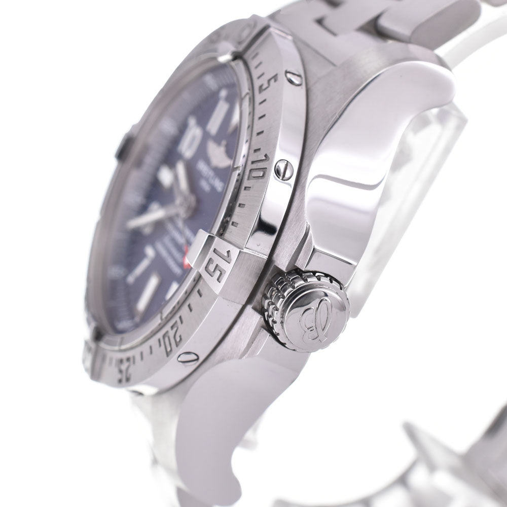 with paper BREITLING Avenger Seawolf A17330 Date Navy Dial Automatic Men's
 Watch G#144825