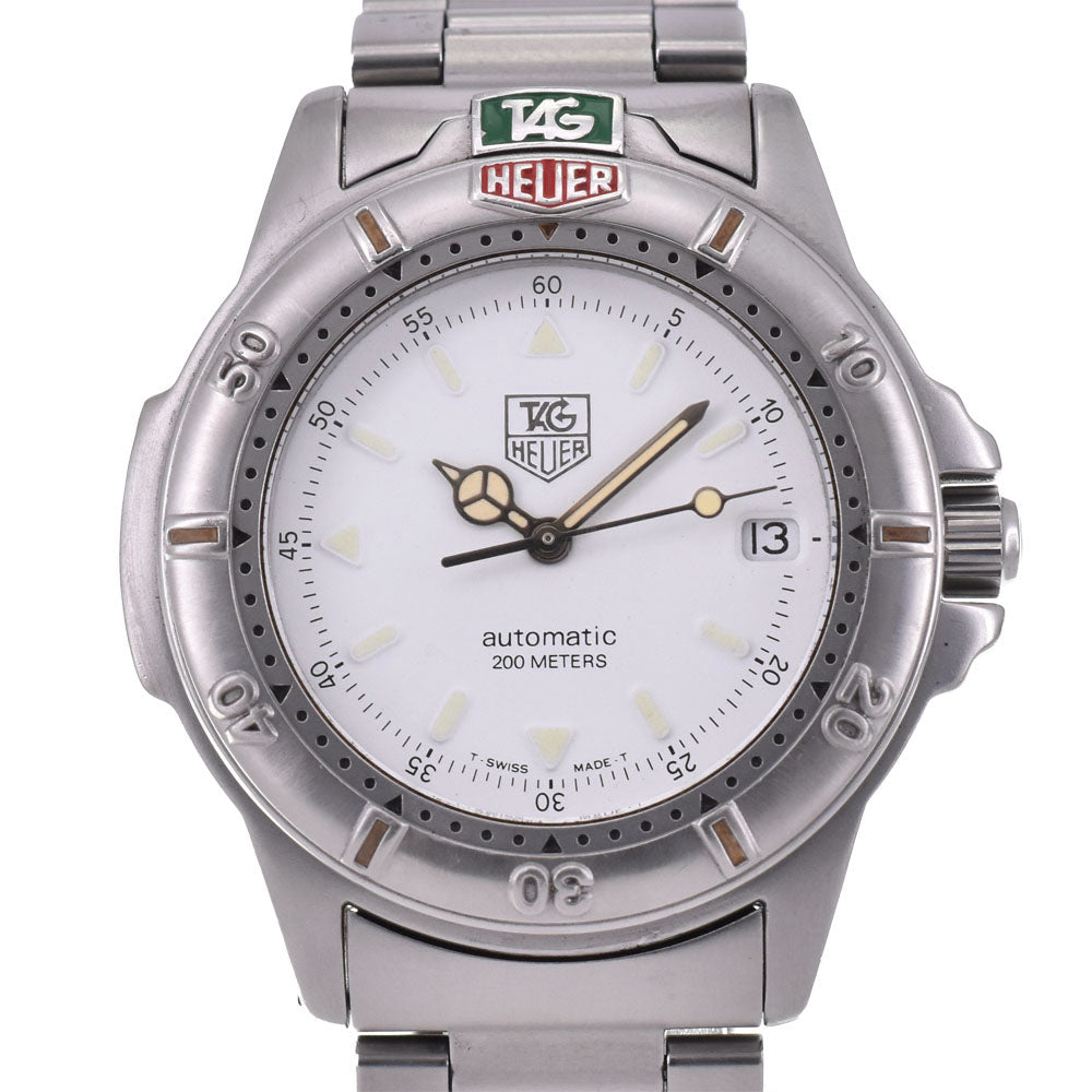 TAG HEUER 4000 Professional 699.706KA 200m date white Dial Automatic Men's
 Watch H#144826
