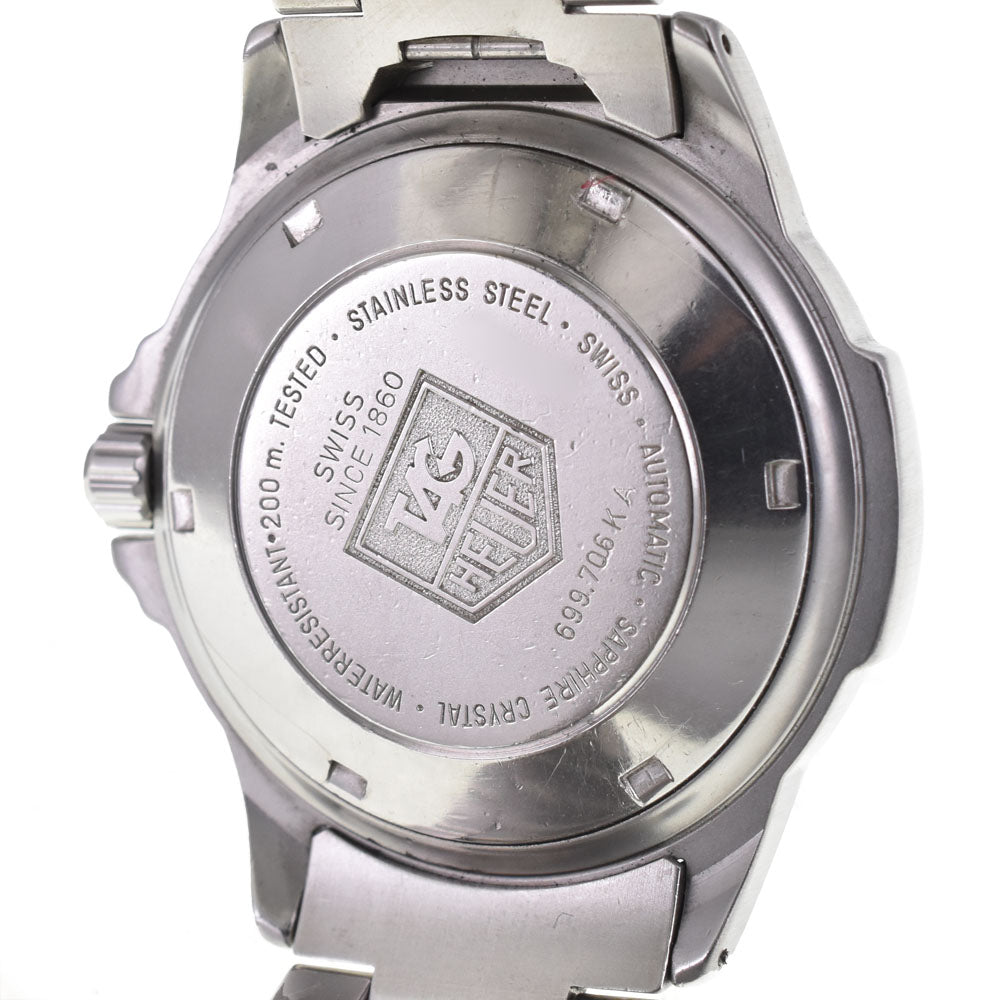 TAG HEUER 4000 Professional 699.706KA 200m date white Dial Automatic Men's
 Watch H#144826