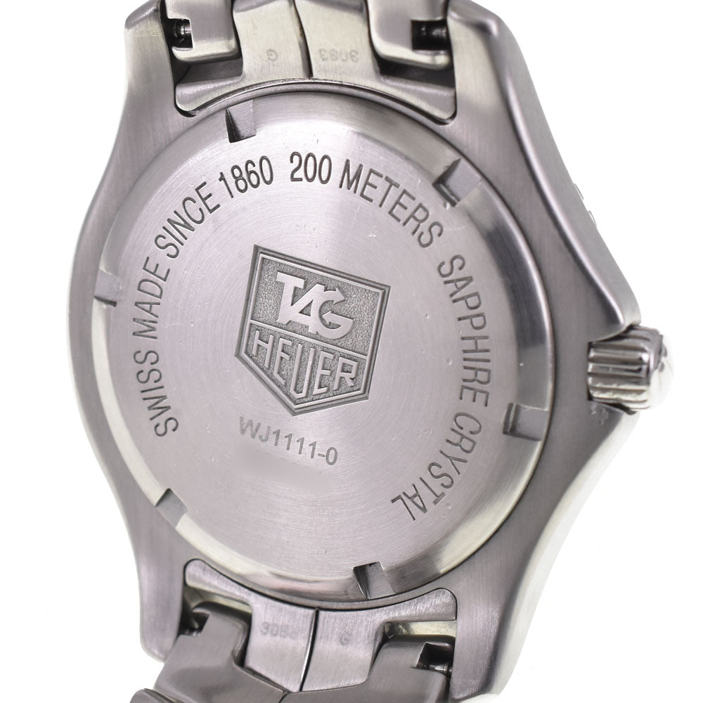 TAG HEUER Link WJ1111-0 Date Silver Dial Quartz Men's
 Watch I#144827