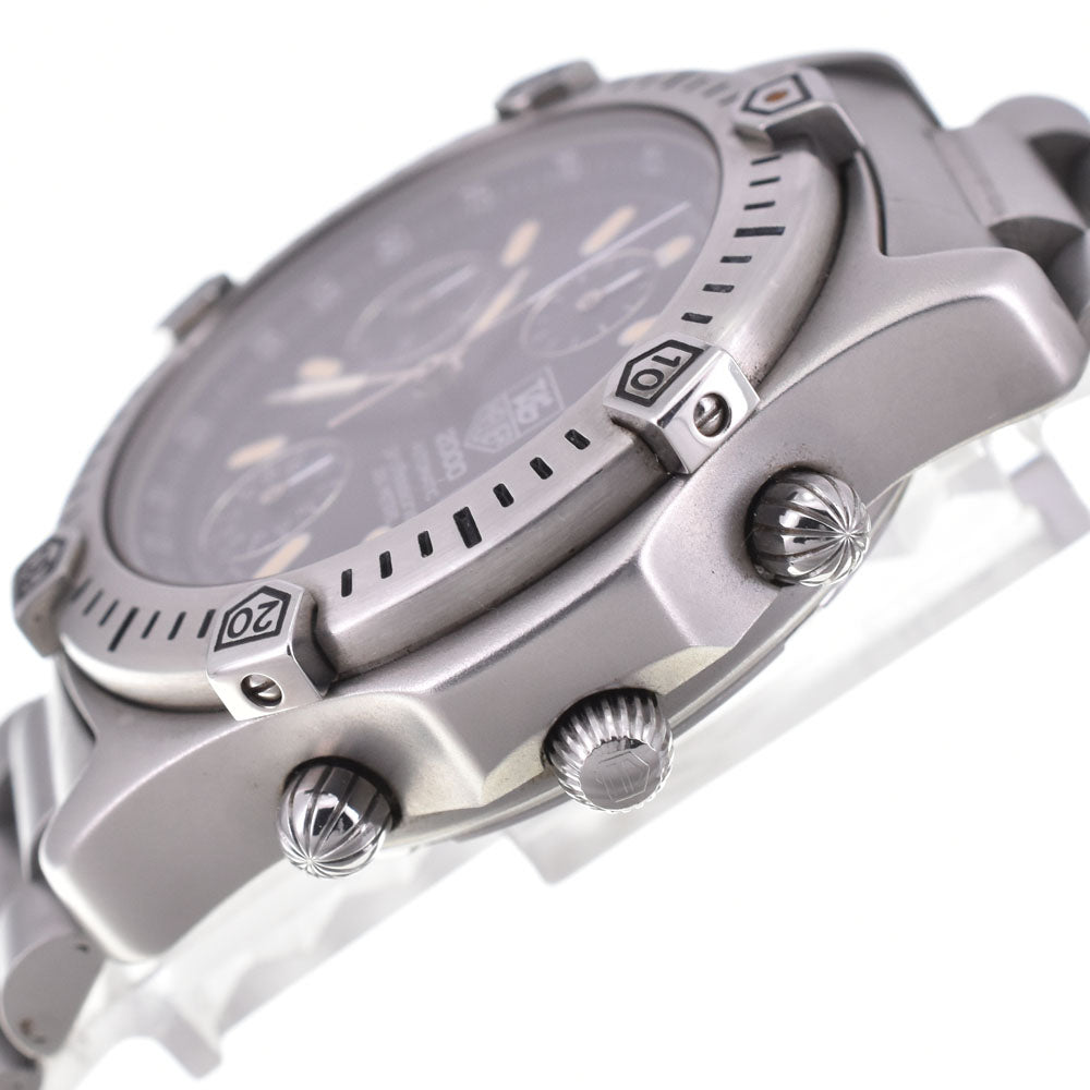 with paper TAG HEUER 2000 series 169.306 Chronograph black Dial Automatic Men's
 Watch E#144829