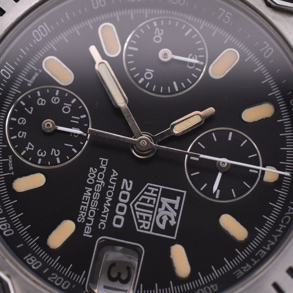 with paper TAG HEUER 2000 series 169.306 Chronograph black Dial Automatic Men's
 Watch E#144829