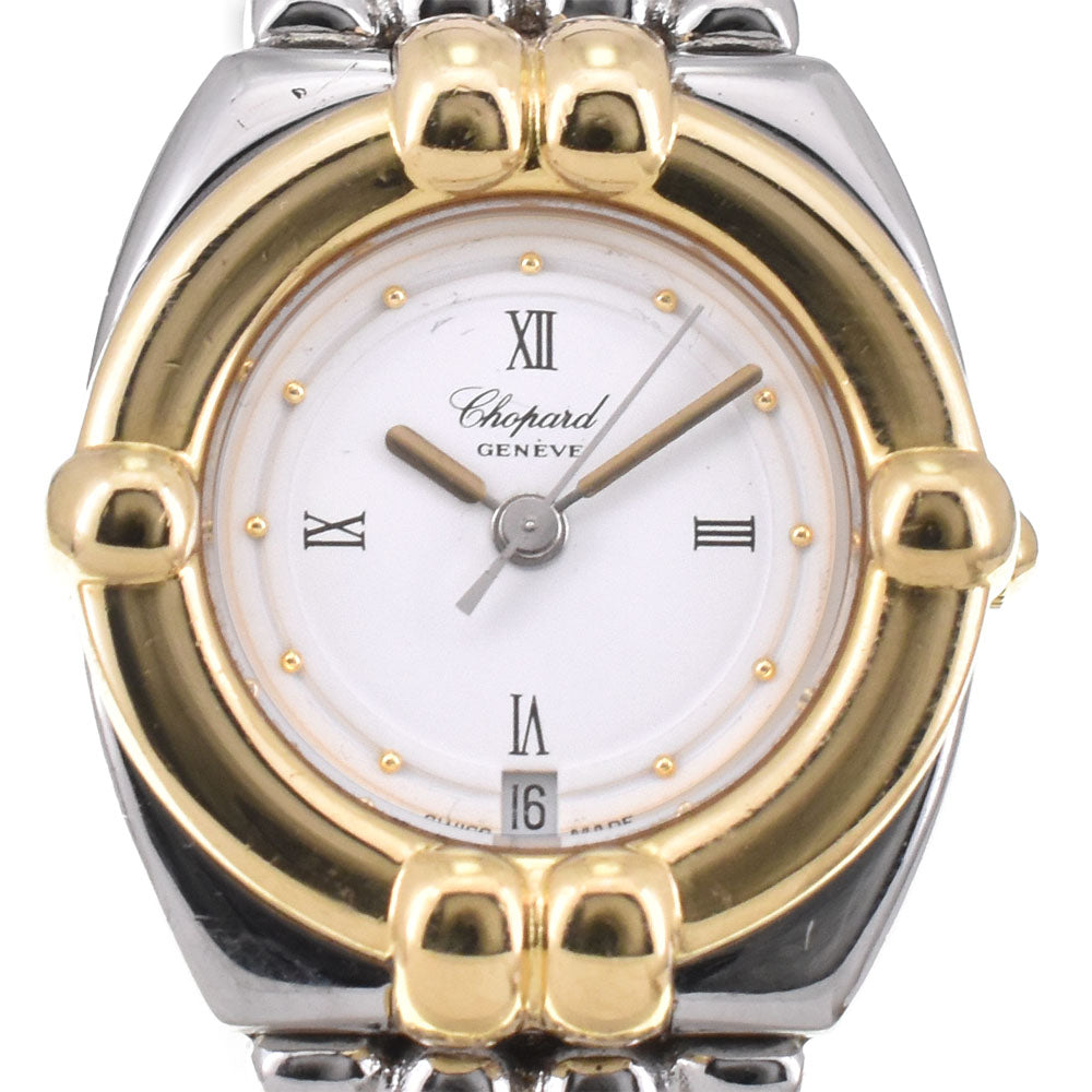 with paper Chopard gstaad 8112 Date white Dial Quartz Ladies
 Watch H#144830