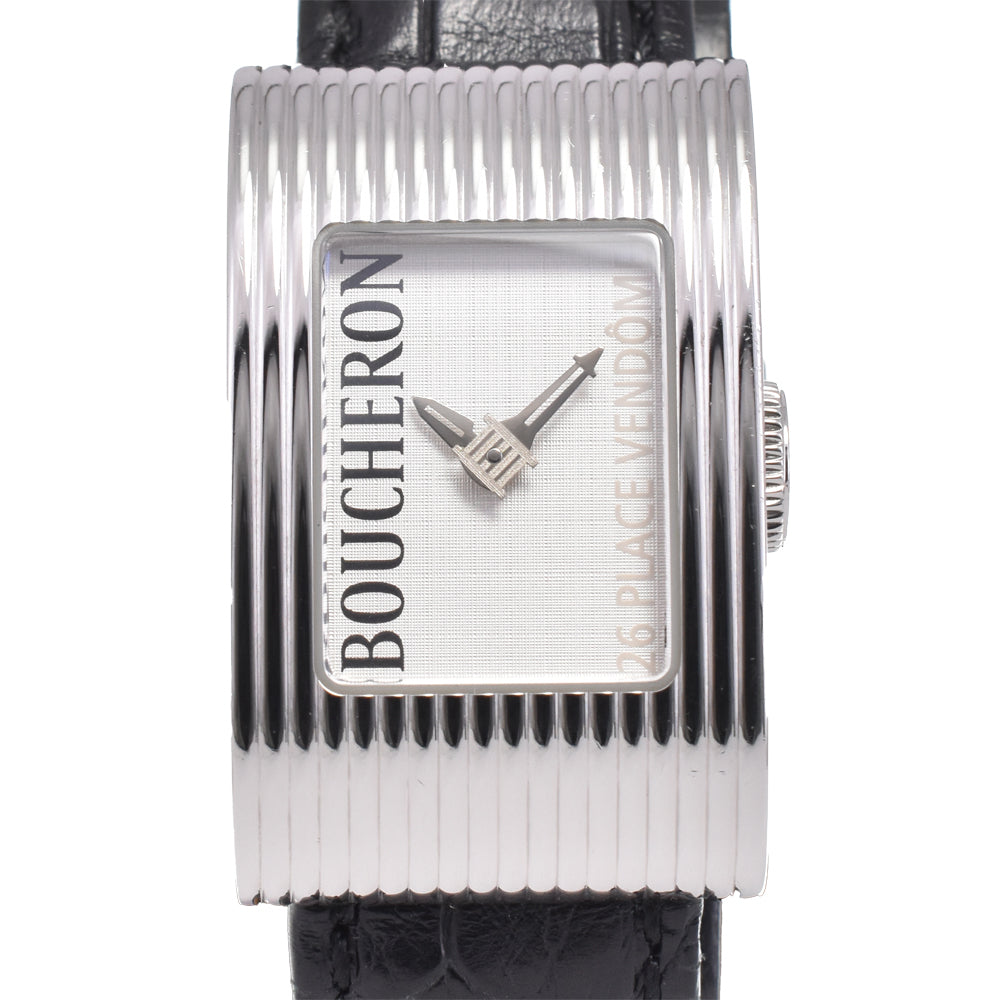 Boucheron Reflation WA009501 Silver Dial Quartz Ladies
 Watch J#144831