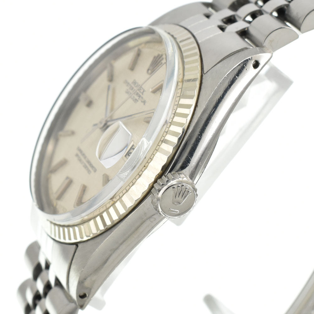 ROLEX DATEJUST 1601 vintage Cal.1570 Silver (Mosaic) Dial Automatic Men's
 Watch I#144832