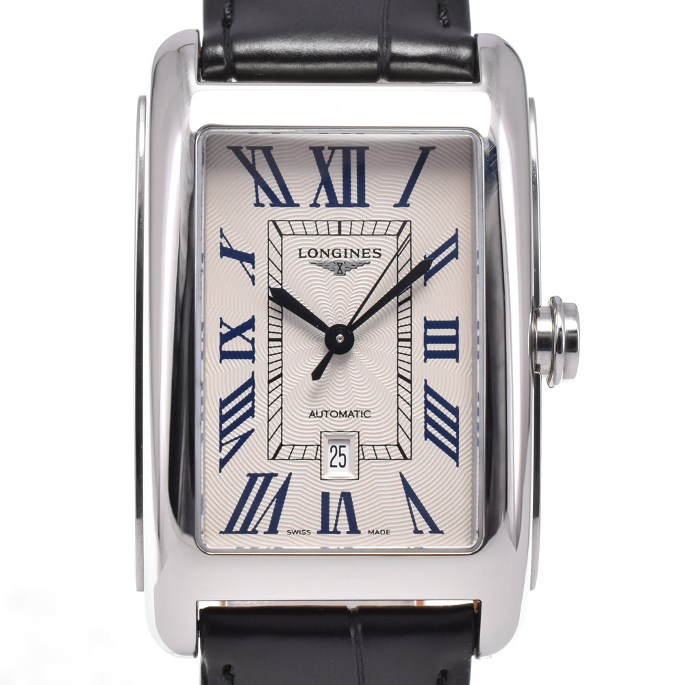 with paper LONGINES Dolce Vita L5.757.4.71.0 Date Silver Dial Automatic Men's
 Watch H#144849