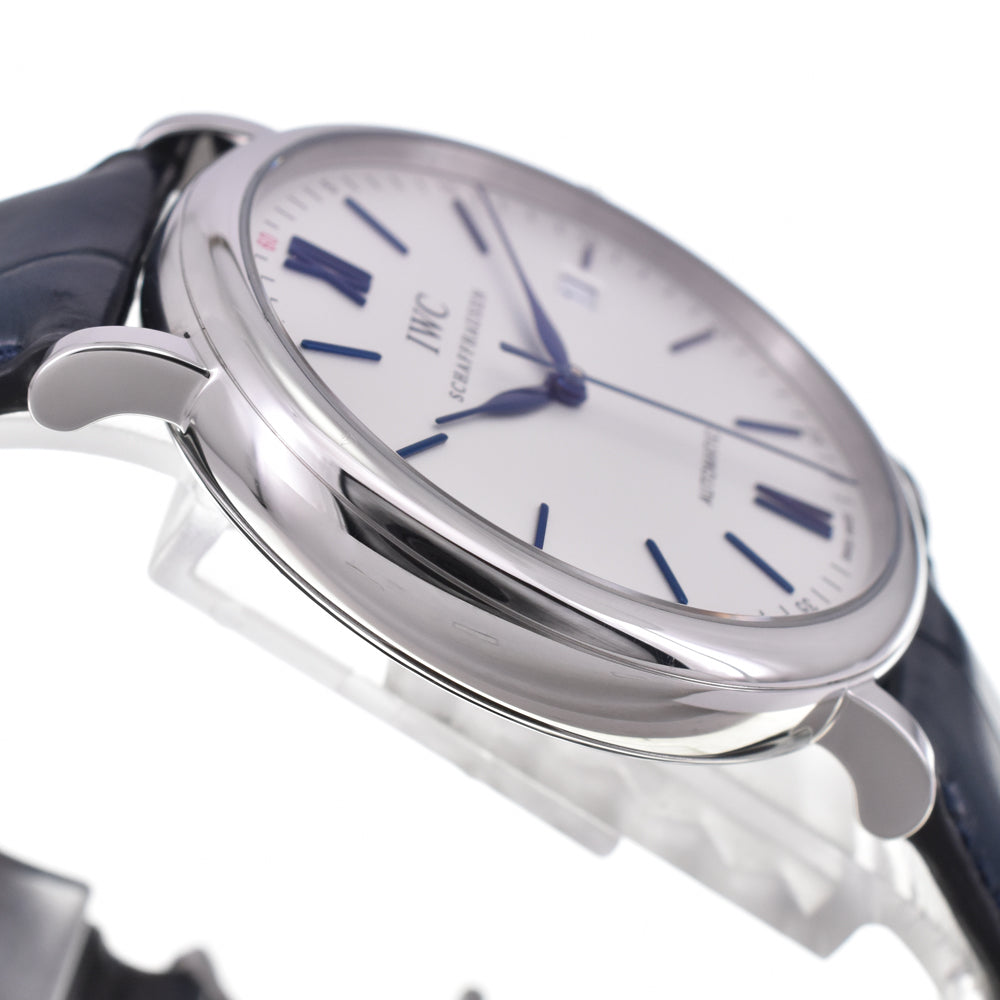 with paper IWC SCHAFFHAUSEN Portofino IW356527 Date Silver Dial Automatic Men's
 Watch H#144850