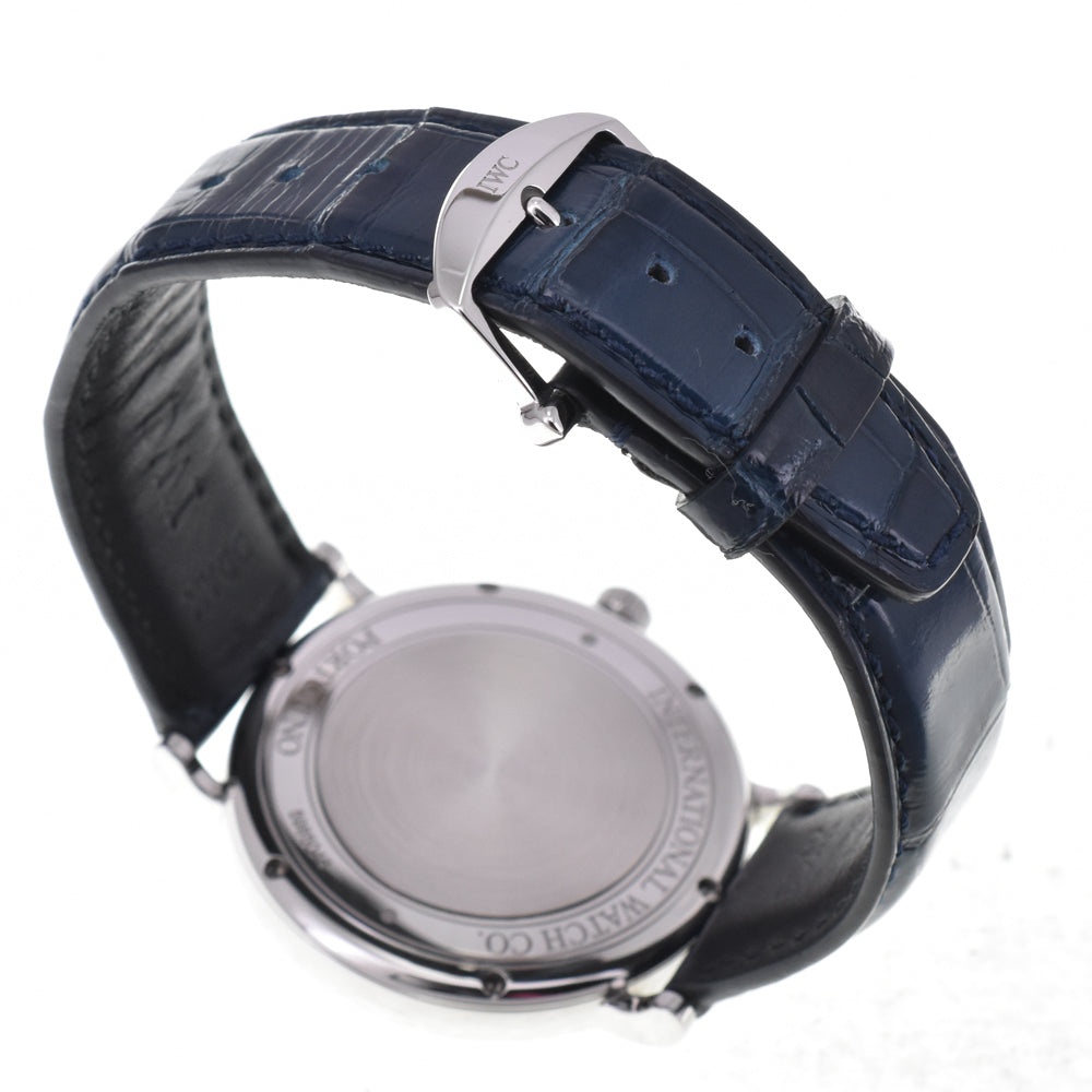 with paper IWC SCHAFFHAUSEN Portofino IW356527 Date Silver Dial Automatic Men's
 Watch H#144850