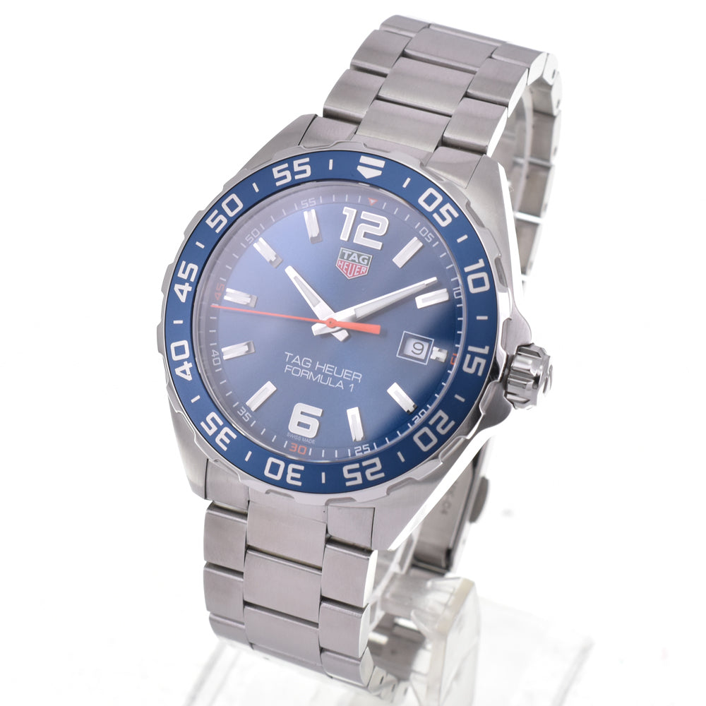 with paper TAG HEUER Formula 1 WAZ1010.BA0842 Date blue Dial Quartz Men's
 Watch G#144851