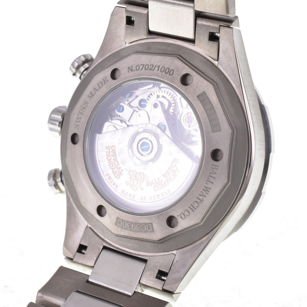 with paper BALLWATCH rescue DC3030C-SJ-WHBK Chronograph white Dial Automatic Men's
 Watch H#144855