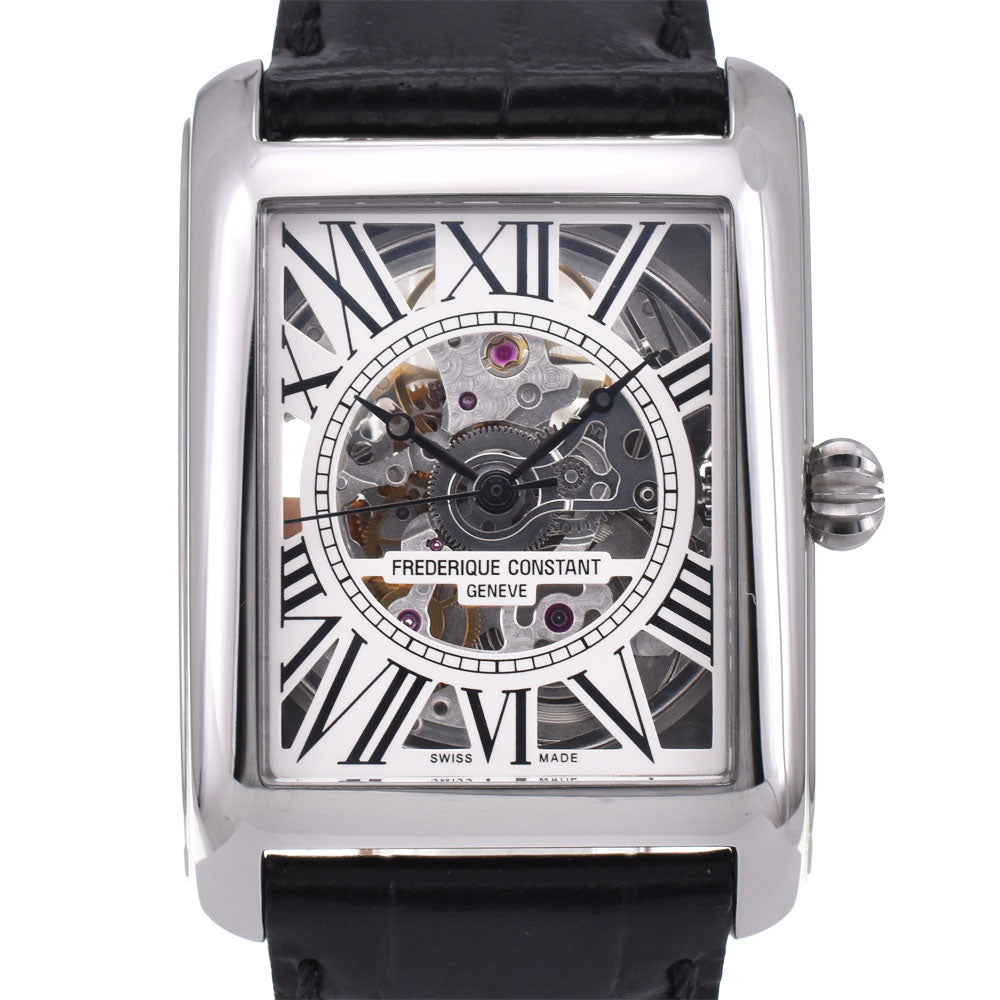 FREDERIQUE CONSTANT Classic Carre automatic skeleton FC-310SKT4S36 Japan limited white Dial Automatic Men's
 Watch H#144856
