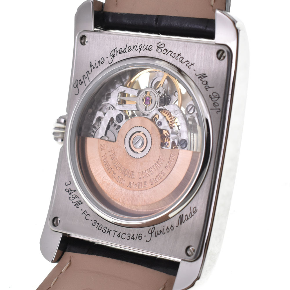 FREDERIQUE CONSTANT Classic Carre automatic skeleton FC-310SKT4S36 Japan limited white Dial Automatic Men's
 Watch H#144856