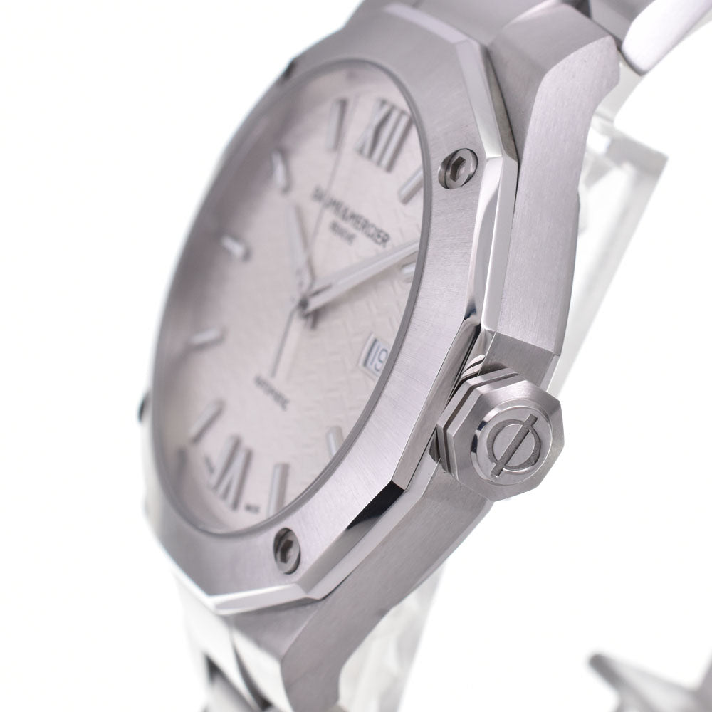 with paper Baume & Mercier Riviera MOA10622 Date Silver Dial Automatic Men's
 Watch H#144857