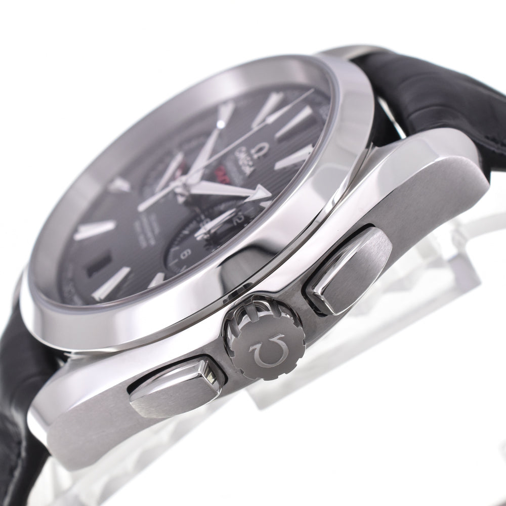 with paper OMEGA Seamaster Aqua Terra GMT 231.13.43.52.06.001 Date CO-AXIAL black Dial Automatic Men's
 Watch G#144858