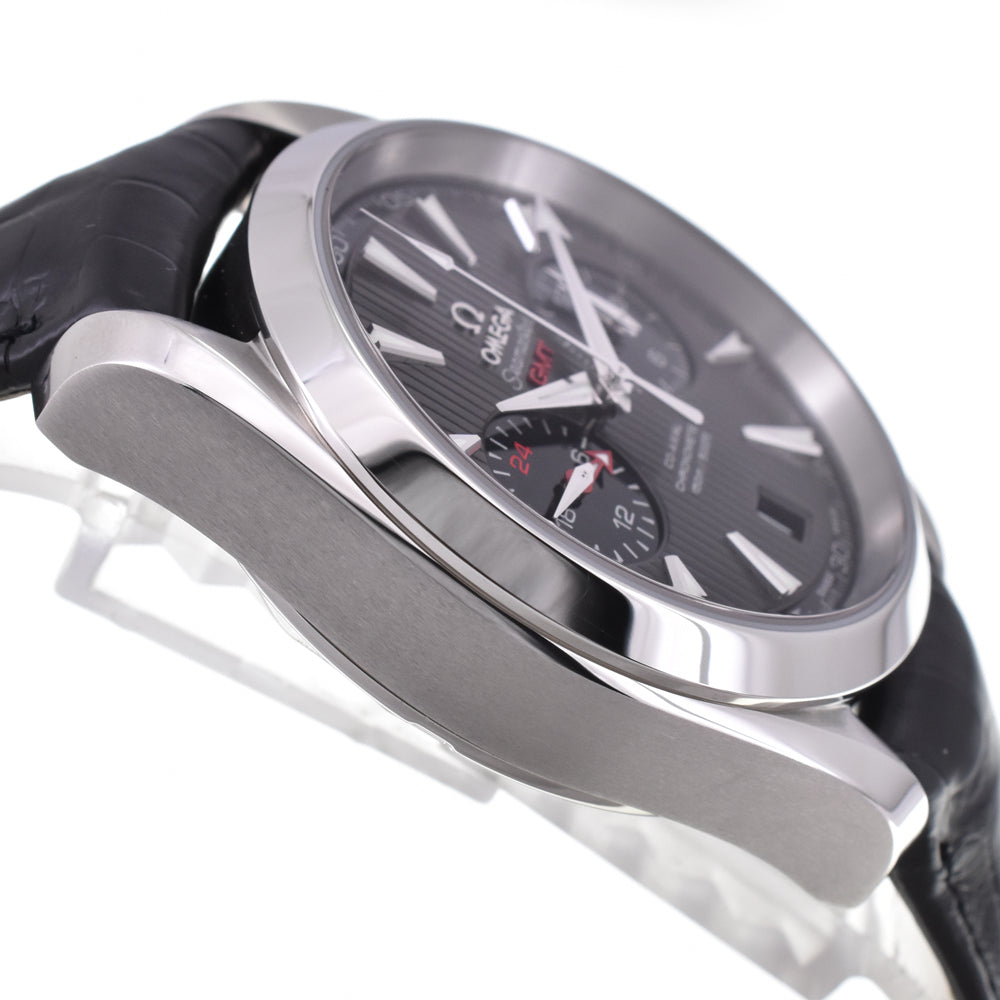 with paper OMEGA Seamaster Aqua Terra GMT 231.13.43.52.06.001 Date CO-AXIAL black Dial Automatic Men's
 Watch G#144858