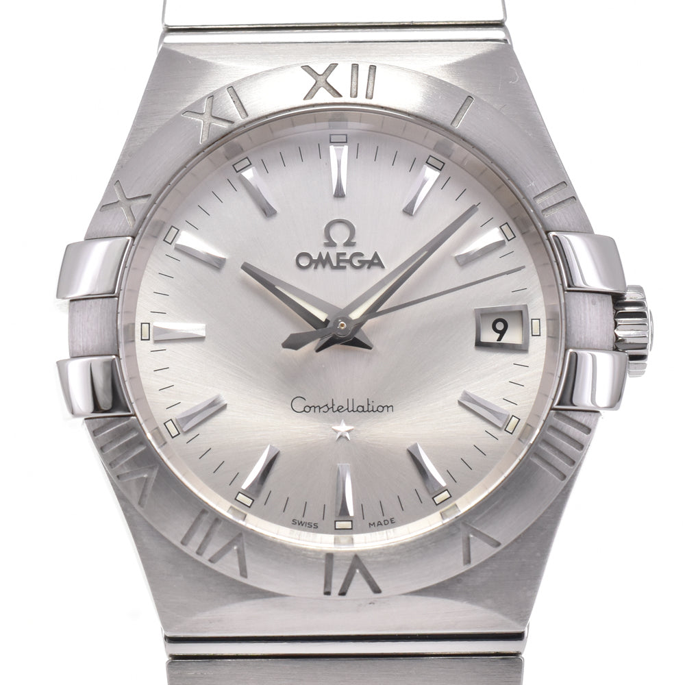 with paper OMEGA Constellation 123.10.35.60.02.001 Date Silver Dial Quartz Men's
 Watch G#144683