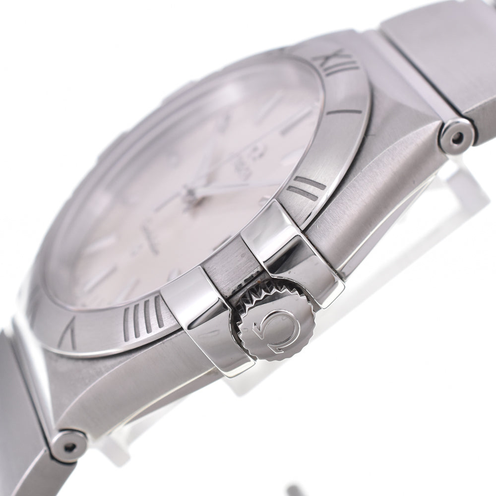 with paper OMEGA Constellation 123.10.35.60.02.001 Date Silver Dial Quartz Men's
 Watch G#144683