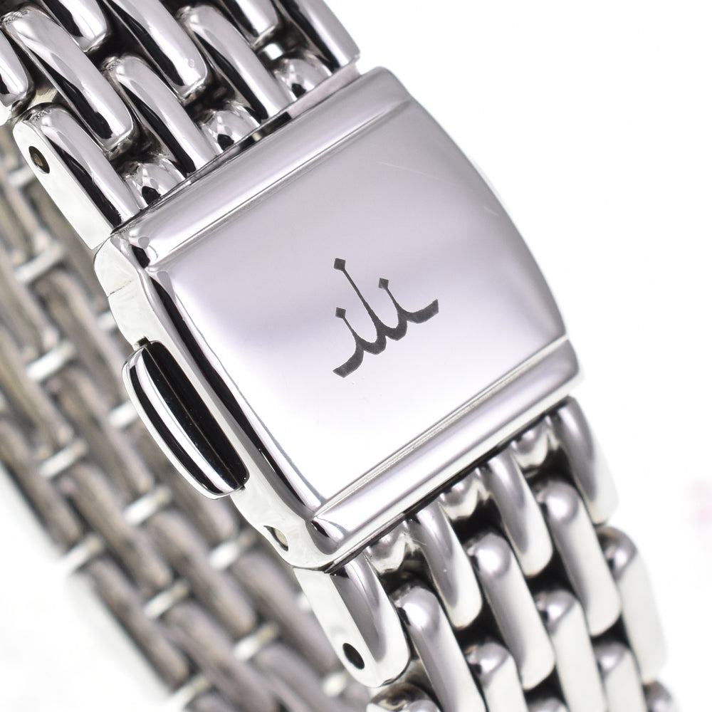 SEIKO CREDOR SIGNO 1E70-0CY0 Diamond Bezel White shell Dial Quartz Ladies
 Watch H#144865