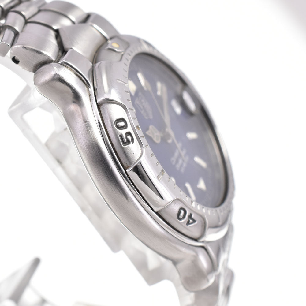 TAG HEUER 6000 series WH5213-K1 Date Navy Dial Automatic Boy's
 Watch N#144868