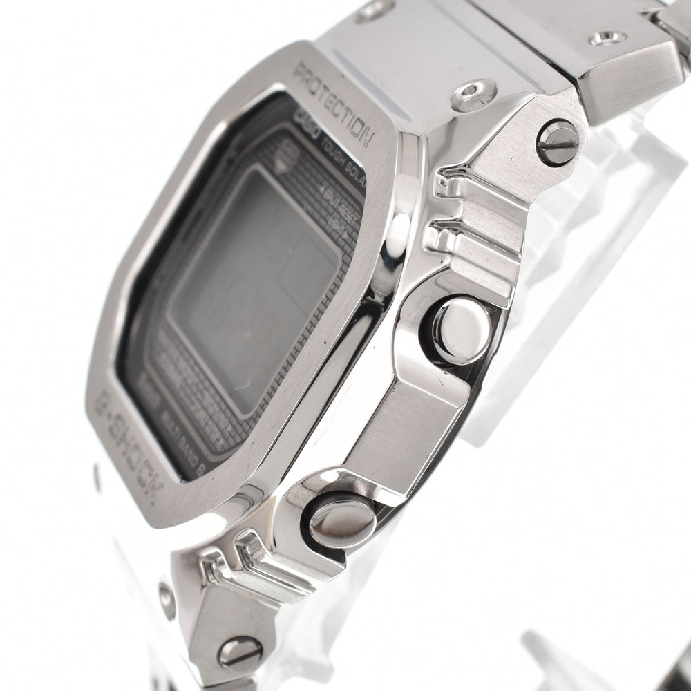 with paper CASIO G-SHOCK GMW-B5000MB-1JF Full metal black Dial Radio Sync Solar Men's
 Watch H#144869