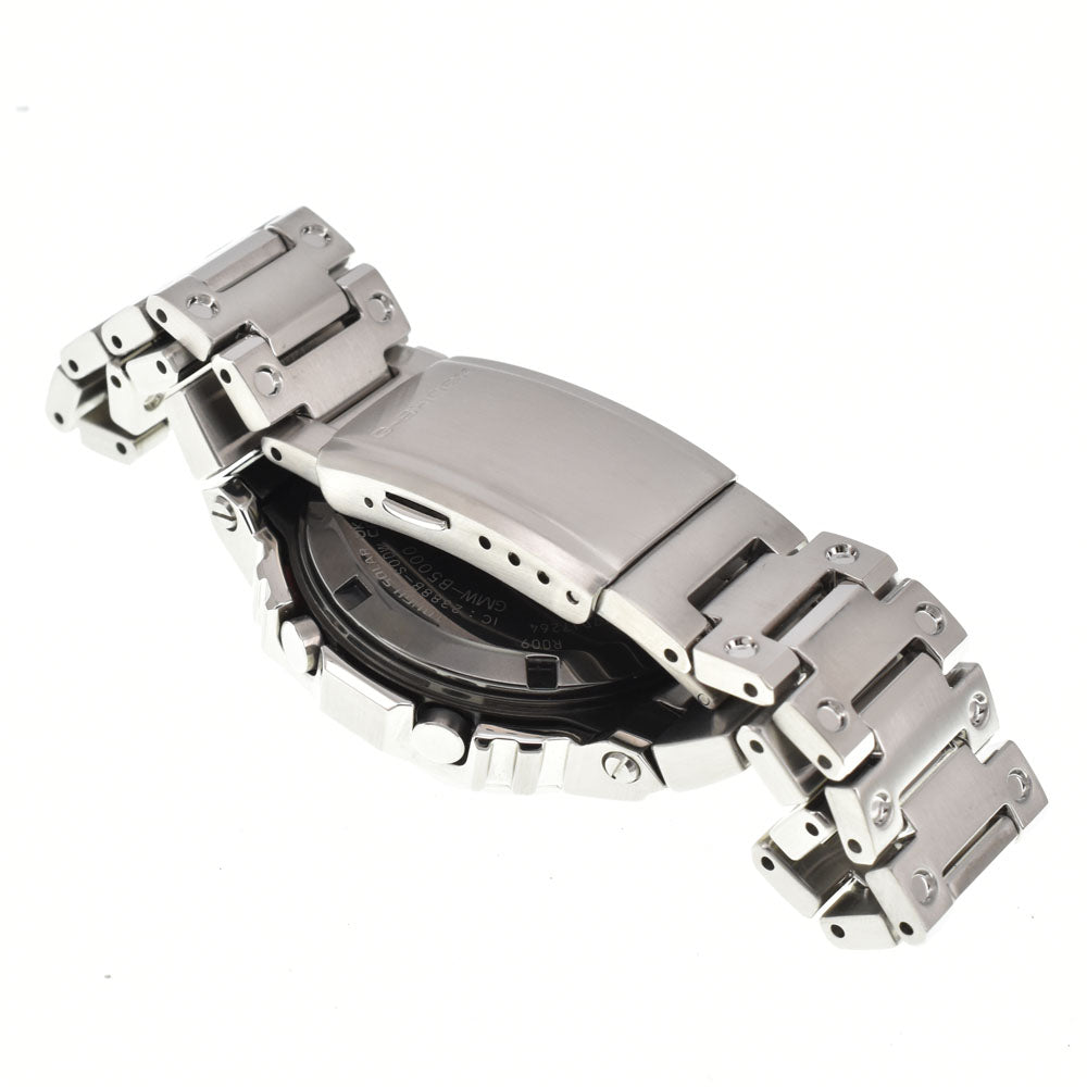 with paper CASIO G-SHOCK GMW-B5000MB-1JF Full metal black Dial Radio Sync Solar Men's
 Watch H#144869