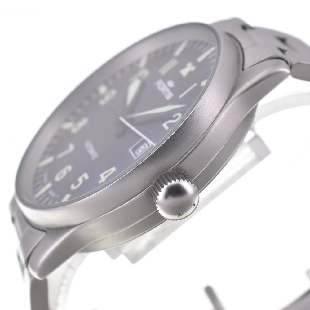 FORTIS Freeger 595-10-46 Pilot watch black Dial Automatic Men's
 Watch I#144871