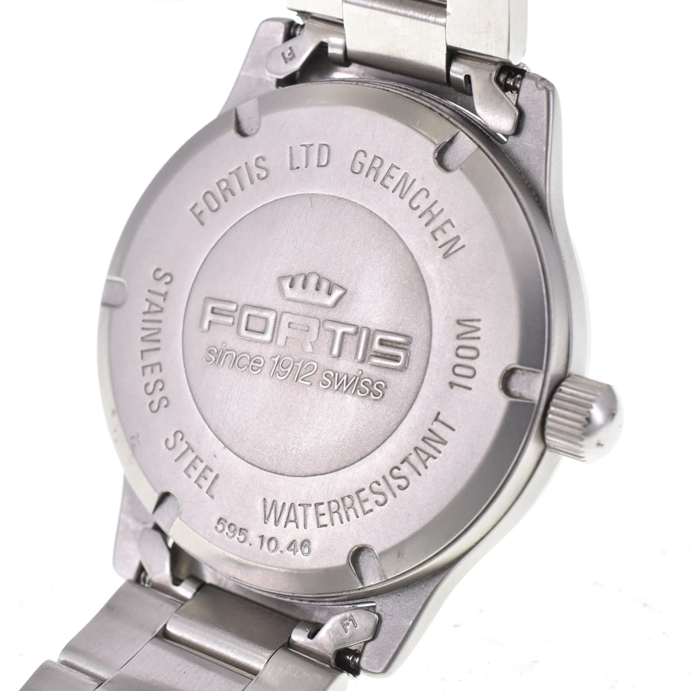 FORTIS Freeger 595-10-46 Pilot watch black Dial Automatic Men's
 Watch I#144871