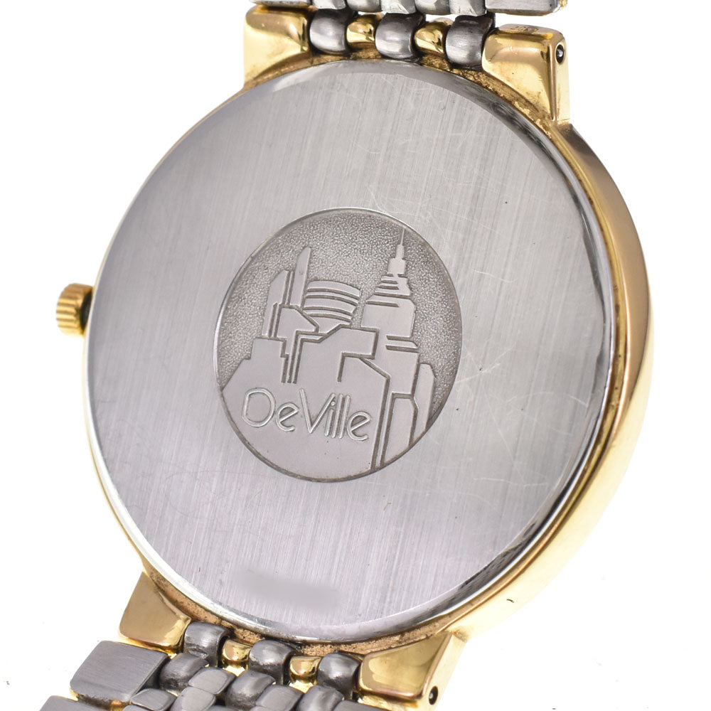 OMEGA De Ville Round Roman numerals white Dial Quartz Men's
 Watch H#144877