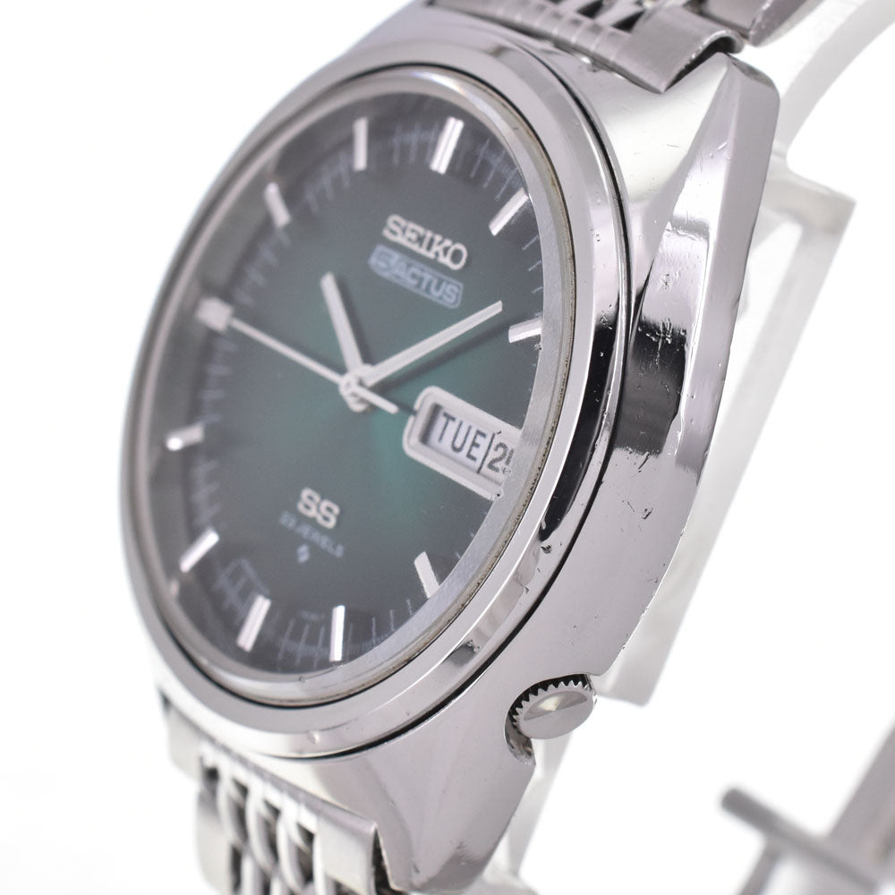 SEIKO 5 Actus 6106-7520 Day date green Dial Automatic Men's
 Watch H#144879
