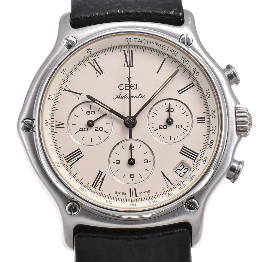 EBEL 1911 Le Modulor 9134901 Chronograph Date Silver Dial Automatic Men's
 Watch J#144880