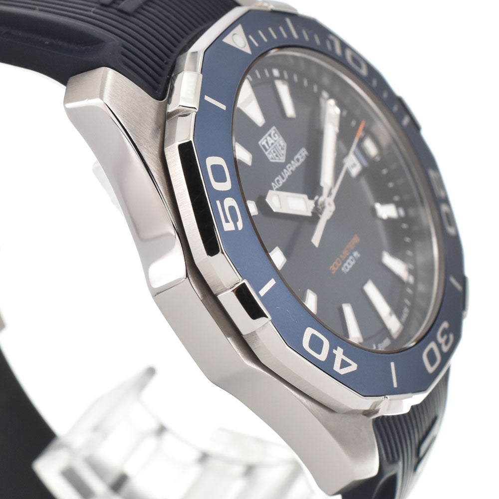 TAG HEUER Aqua racer WAY111C Date 300m blue Dial Quartz Men's
 Watch H#144882
