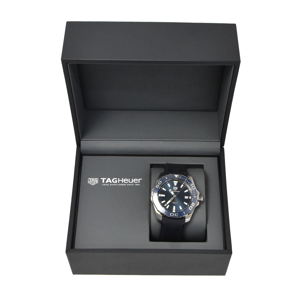 TAG HEUER Aqua racer WAY111C Date 300m blue Dial Quartz Men's
 Watch H#144882