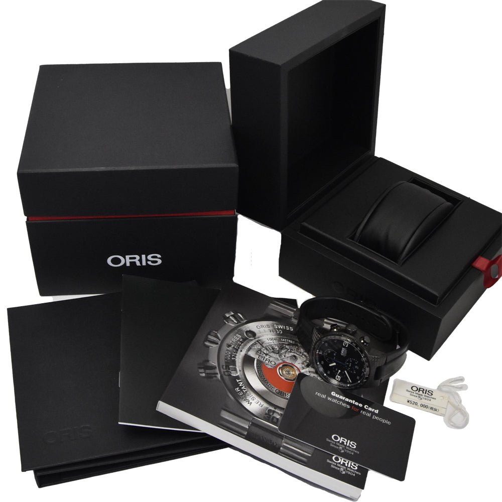 with paper ORIS Williams 01 674 7725 8764-07 4 24 black Dial Automatic Men's
 Watch K#144885