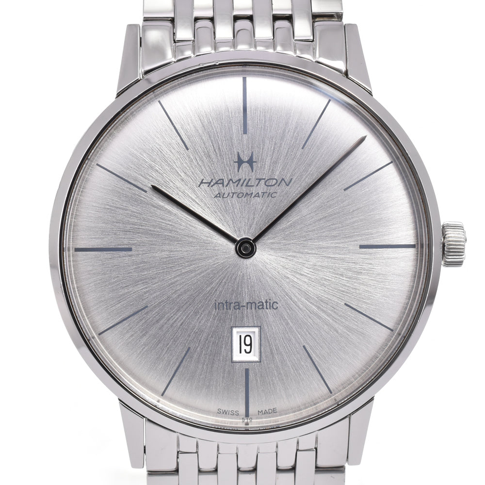 with paper HAMILTON Intramatic H387551 Date Silver Dial Automatic Men's
 Watch H#144887